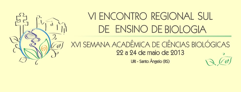 VI Encontro Regional Sul de Ensino de Biologia (EREBIO Sul)