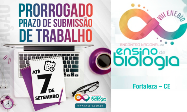 VIII Enebio – Prorrogado o prazo para submissão de trabalho