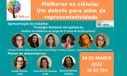 O IB-Mulheres convida para o evento: “Mulheres na ciência: um debate para além da representatividade”