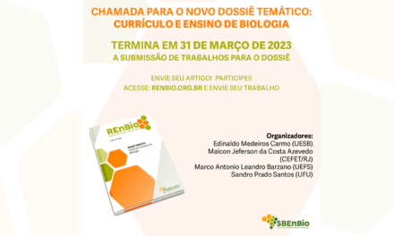 Chamada para o Dossiê temático: Currículo e ensino de Biologia – REnBio 2023/01